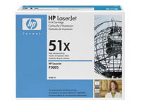 Cartucho de tner negro HP 51X LaserJet (Q7551X)